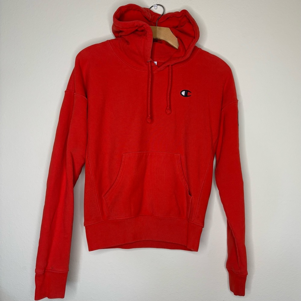 CHAMPION Kids Bold Red Hoodie